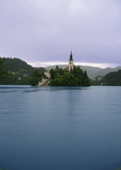 Lac de Bled en Slovenie